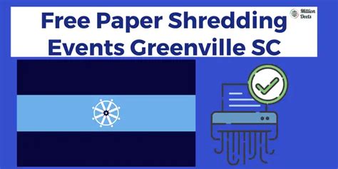 All paper shredding will be done on-site at no cost by ProShred. . Free shred events greenville sc 2023